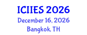 International Conference on Industrial, Information and Engineering Systems (ICIIES) December 16, 2026 - Bangkok, Thailand