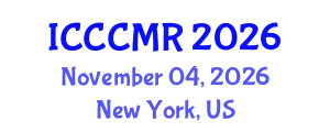 International Conference on Cardiology and Cardiovascular Medicine Research (ICCCMR) November 04, 2026 - New York, United States
