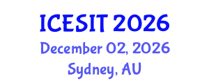 International Conference on Embedded Systems and Intelligent Technology (ICESIT) December 02, 2026 - Sydney, Australia