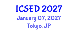 International Conference on Software Engineering and Design (ICSED) January 07, 2027 - Tokyo, Japan