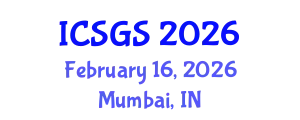 International Conference on Smart Grid Systems (ICSGS) February 16, 2026 - Mumbai, India