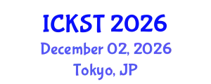 International Conference on Knowledge and Smart Technology (ICKST) December 02, 2026 - Tokyo, Japan