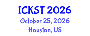 International Conference on Knowledge and Smart Technology (ICKST) October 25, 2026 - Houston, United States