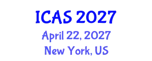 International Conference on Accounting Studies (ICAS) April 22, 2027 - New York, United States