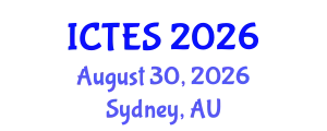 International Conference on Teaching and Education Sciences (ICTES) August 30, 2026 - Sydney, Australia