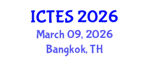 International Conference on Teaching and Education Sciences (ICTES) March 09, 2026 - Bangkok, Thailand