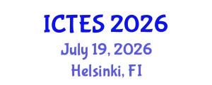International Conference on Teaching and Education Sciences (ICTES) July 19, 2026 - Helsinki, Finland