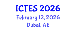 International Conference on Teaching and Education Sciences (ICTES) February 12, 2026 - Dubai, United Arab Emirates