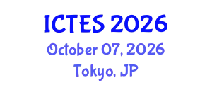 International Conference on Teaching and Education Sciences (ICTES) October 07, 2026 - Tokyo, Japan