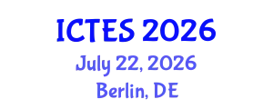 International Conference on Teaching and Education Sciences (ICTES) July 22, 2026 - Berlin, Germany