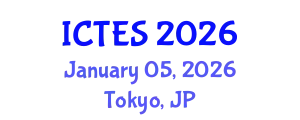 International Conference on Teaching and Education Sciences (ICTES) January 05, 2026 - Tokyo, Japan