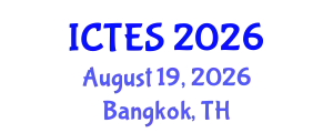 International Conference on Teaching and Education Sciences (ICTES) August 19, 2026 - Bangkok, Thailand