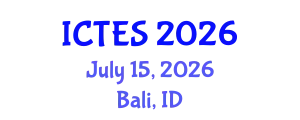 International Conference on Teaching and Education Sciences (ICTES) July 15, 2026 - Bali, Indonesia