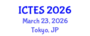 International Conference on Teaching and Education Sciences (ICTES) March 23, 2026 - Tokyo, Japan