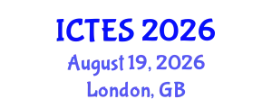 International Conference on Teaching and Education Sciences (ICTES) August 19, 2026 - London, United Kingdom