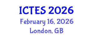International Conference on Teaching and Education Sciences (ICTES) February 16, 2026 - London, United Kingdom