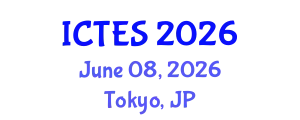 International Conference on Teaching and Education Sciences (ICTES) June 08, 2026 - Tokyo, Japan