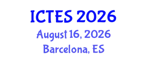 International Conference on Teaching and Education Sciences (ICTES) August 16, 2026 - Barcelona, Spain