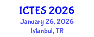 International Conference on Teaching and Education Sciences (ICTES) January 26, 2026 - Istanbul, Turkey
