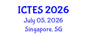 International Conference on Teaching and Education Sciences (ICTES) July 05, 2026 - Singapore, Singapore