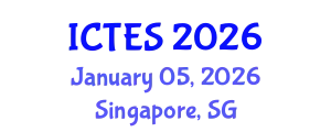 International Conference on Teaching and Education Sciences (ICTES) January 05, 2026 - Singapore, Singapore
