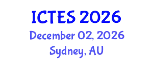 International Conference on Teaching and Education Sciences (ICTES) December 02, 2026 - Sydney, Australia