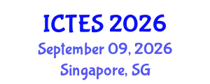 International Conference on Teaching and Education Sciences (ICTES) September 09, 2026 - Singapore, Singapore