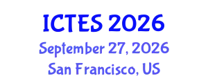 International Conference on Teaching and Education Sciences (ICTES) September 27, 2026 - San Francisco, United States