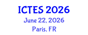International Conference on Teaching and Education Sciences (ICTES) June 22, 2026 - Paris, France