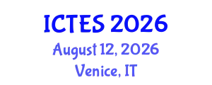 International Conference on Teaching and Education Sciences (ICTES) August 12, 2026 - Venice, Italy