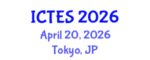 International Conference on Teaching and Education Sciences (ICTES) April 20, 2026 - Tokyo, Japan