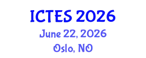 International Conference on Teaching and Education Sciences (ICTES) June 22, 2026 - Oslo, Norway