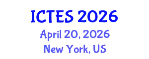 International Conference on Teaching and Education Sciences (ICTES) April 20, 2026 - New York, United States
