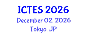 International Conference on Teaching and Education Sciences (ICTES) December 02, 2026 - Tokyo, Japan