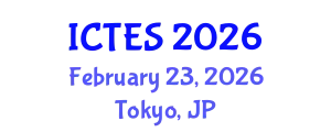 International Conference on Teaching and Education Sciences (ICTES) February 23, 2026 - Tokyo, Japan