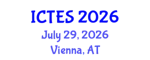 International Conference on Teaching and Education Sciences (ICTES) July 29, 2026 - Vienna, Austria