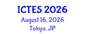 International Conference on Teaching and Education Sciences (ICTES) August 16, 2026 - Tokyo, Japan