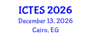 International Conference on Teaching and Education Sciences (ICTES) December 13, 2026 - Cairo, Egypt