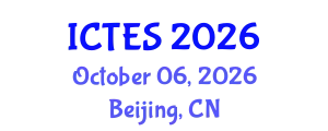 International Conference on Teaching and Education Sciences (ICTES) October 06, 2026 - Beijing, China