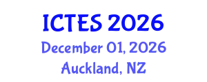 International Conference on Teaching and Education Sciences (ICTES) December 01, 2026 - Auckland, New Zealand