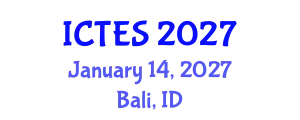 International Conference on Teaching and Education Sciences (ICTES) January 14, 2027 - Bali, Indonesia