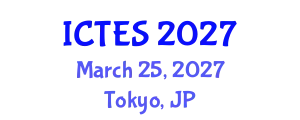 International Conference on Teaching and Education Sciences (ICTES) March 25, 2027 - Tokyo, Japan