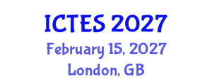 International Conference on Teaching and Education Sciences (ICTES) February 15, 2027 - London, United Kingdom