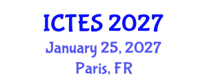 International Conference on Teaching and Education Sciences (ICTES) January 25, 2027 - Paris, France