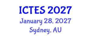 International Conference on Teaching and Education Sciences (ICTES) January 28, 2027 - Sydney, Australia