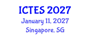 International Conference on Teaching and Education Sciences (ICTES) January 11, 2027 - Singapore, Singapore