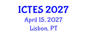 International Conference on Teaching and Education Sciences (ICTES) April 15, 2027 - Lisbon, Portugal