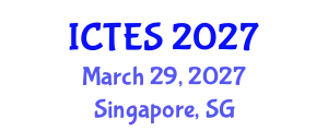 International Conference on Teaching and Education Sciences (ICTES) March 29, 2027 - Singapore, Singapore