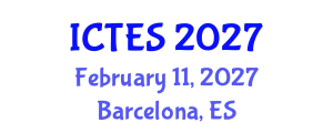 International Conference on Teaching and Education Sciences (ICTES) February 11, 2027 - Barcelona, Spain