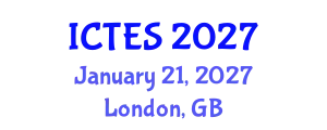 International Conference on Teaching and Education Sciences (ICTES) January 21, 2027 - London, United Kingdom